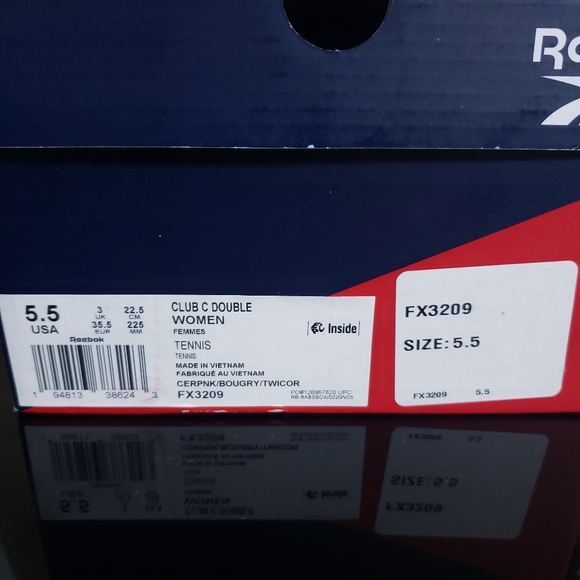 💯NEW Reebok Club C 85 DoubleWomen's • Pink/Gray/Coral💯Original💯 - Picture 9 of 9